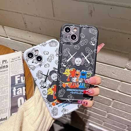 アニメ風 スマホケース kaws アイホン12pro/12promax