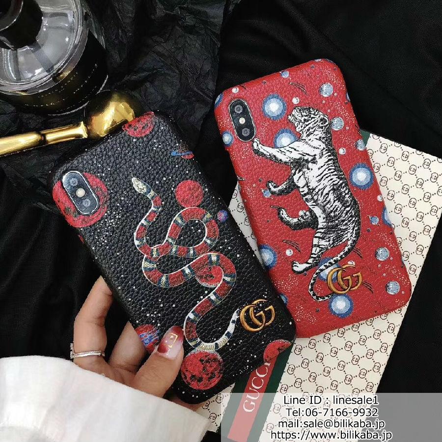 GUCCI iphone8plusカバー レザー製