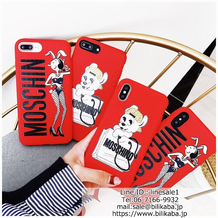 moschino iphone8plusカバー 可愛い