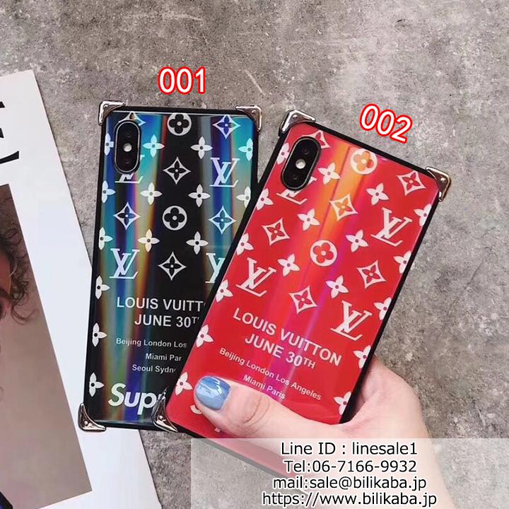 supreme lv コラボ iphone xs ケース