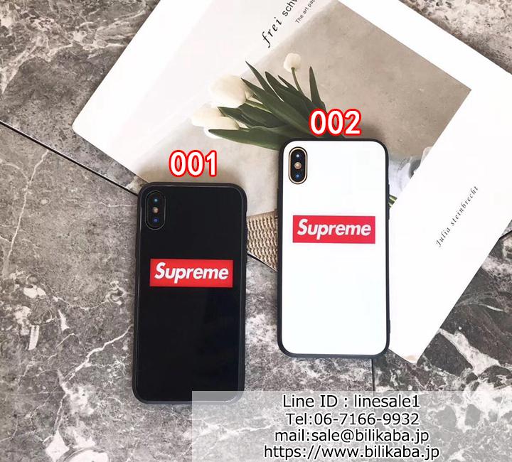 supreme iphonexs max ケース 背面ガラス
