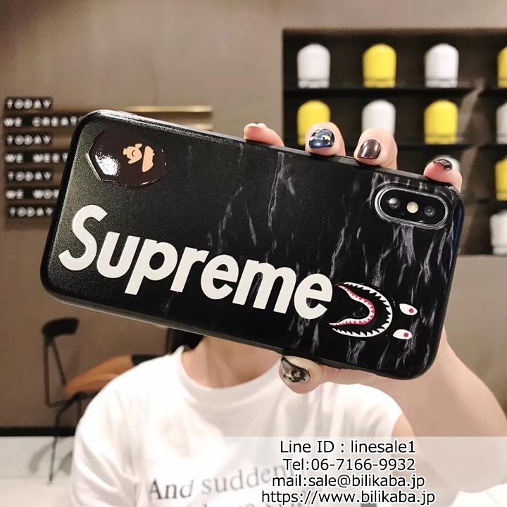 iphonex 8 7ケース supreme aape