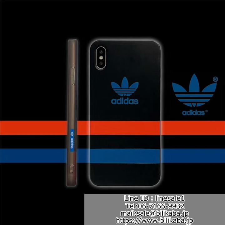 Adidas iphonexr 携帯カバー 三つ葉