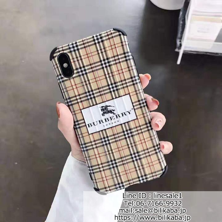 上品 Burberry アイフォンXsカバー