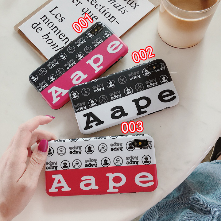 AAPE ブランド柄 スマホケース