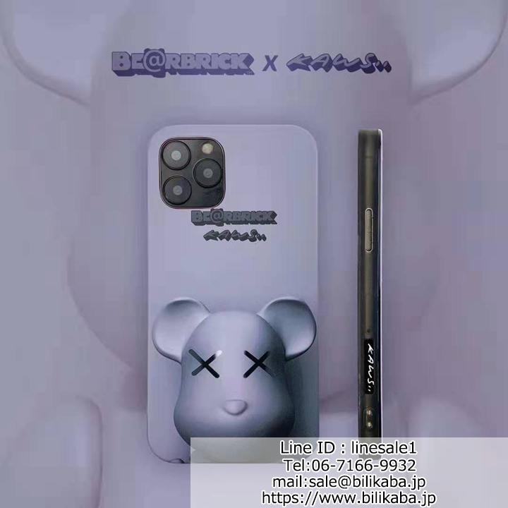 可愛い カウズ クマ柄 iPhone11/XS Max ケース