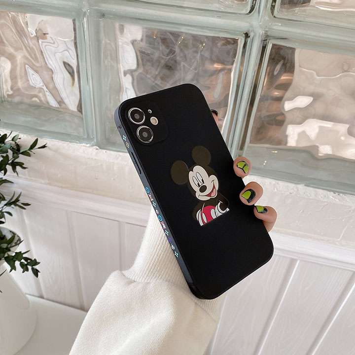 ミッキーマウス柄 男女兼用 iphone12pro maxケース 