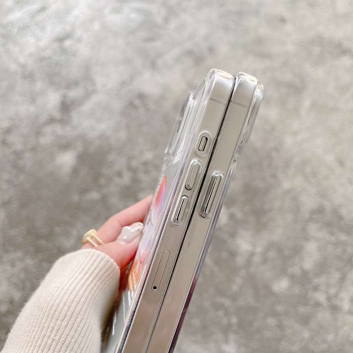 iPhone 8/8 plus adidas透明スマホケース