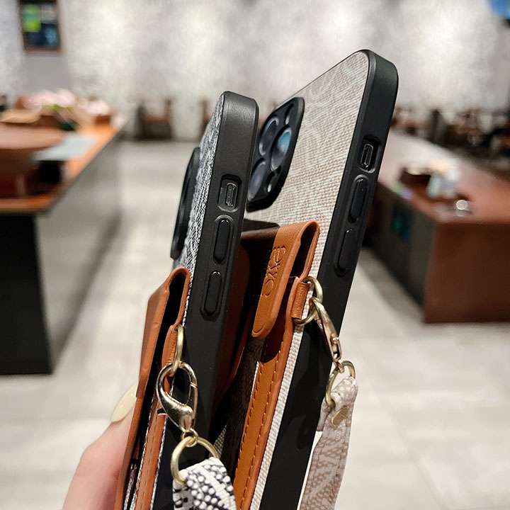 Loewe iPhone XSロゴ付き携帯ケース