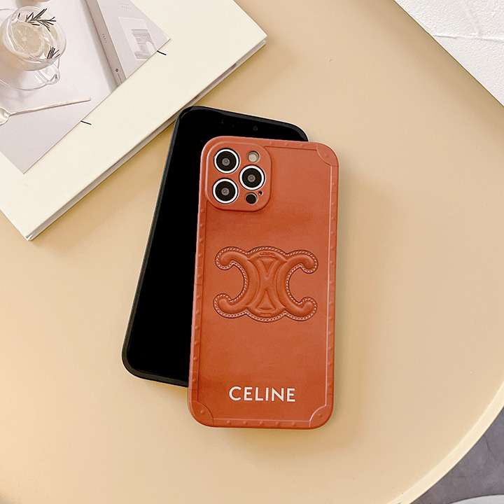 celine iphone12 Proロゴ付きスマホケース