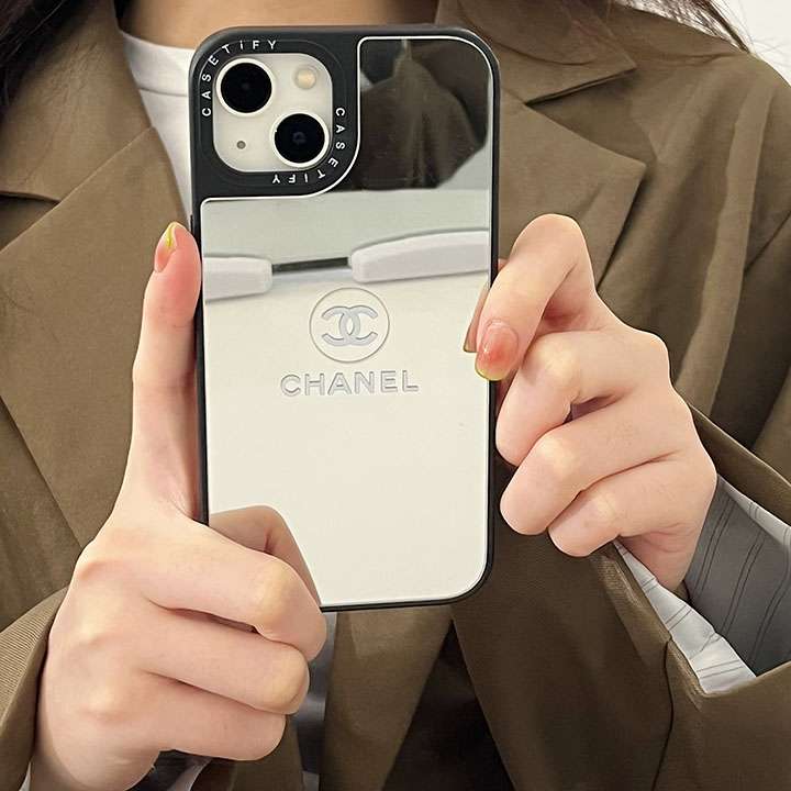 アイフォーン12 mini/12 保護ケース 光沢感 Chanel