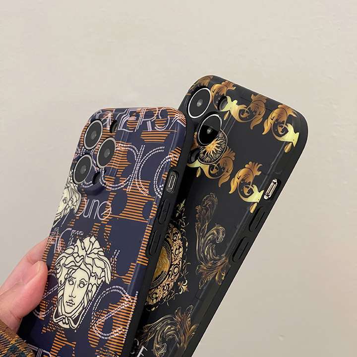 iPhone 12Promax/12 ロゴ付き 保護ケース versace