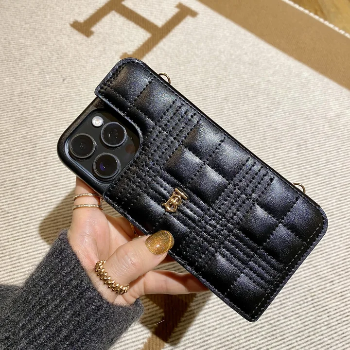 iphone 15 plus ケース burberry風 