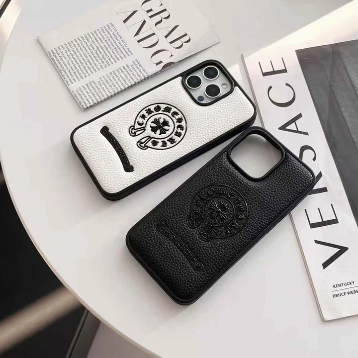 ハイブランド ケース iphone13 mini クロームハーツ風 