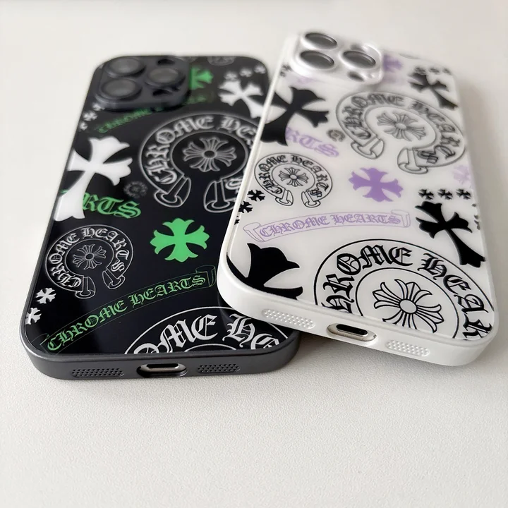 少女 ハイブランド chrome hearts iphone16promax ケース 