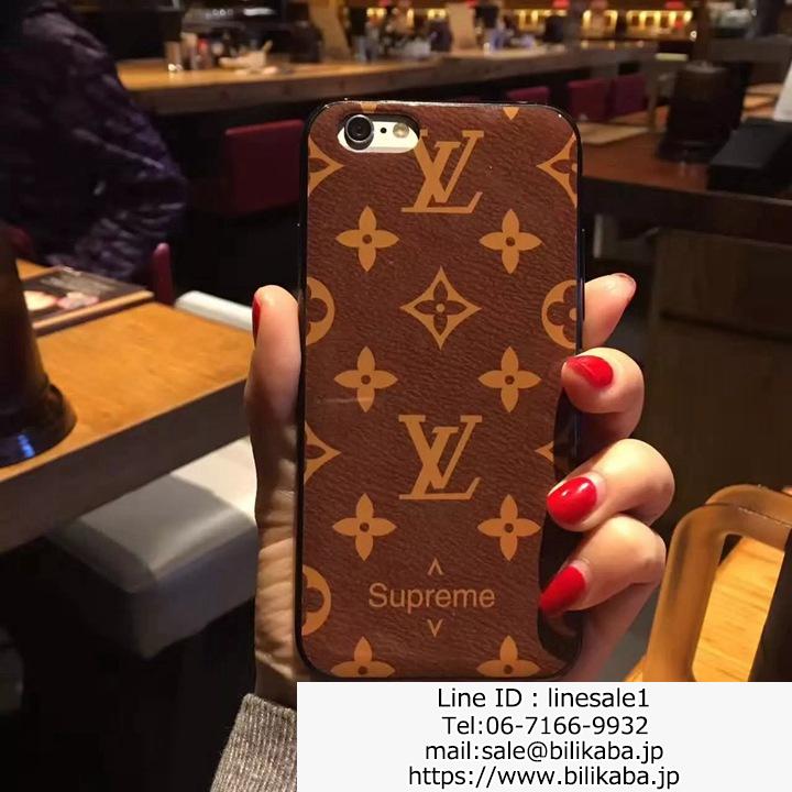 Supreme Vuitton iPhone8ケース レッド Supreme Vuitton iPhone8ケース レッド