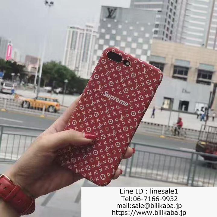 ペア用iphone7plusケース lv supreme