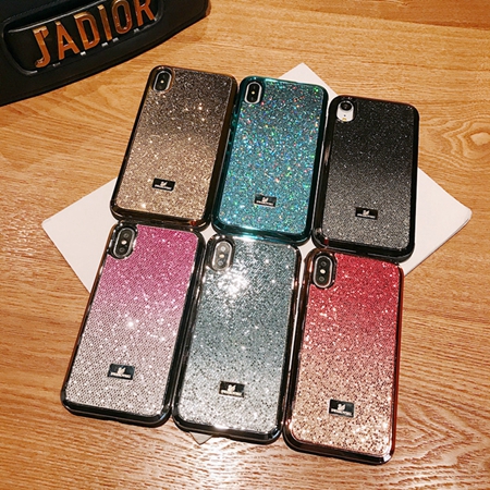 Swarovski iPhoneXs maxケース キラキラ