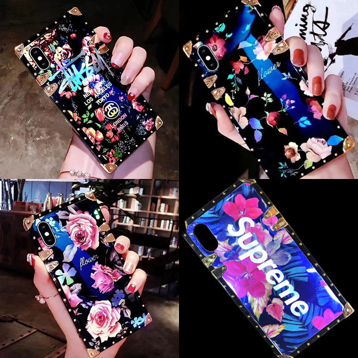 シュプリーム 花柄 iphoneXs Xr ケース