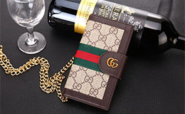 gucci iphonexr xs 手帳ケース チェーン付き